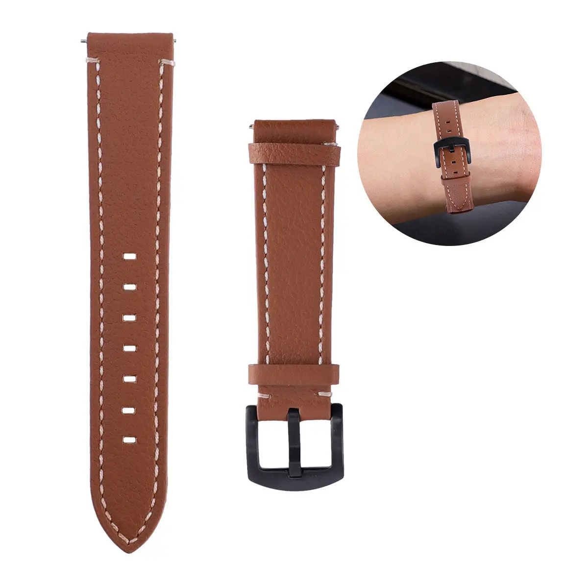 

1Pcs Quick Release Watch Strap Premium Replacement Band for Smartwatch Traditional Easy Install Fashionable Wristband