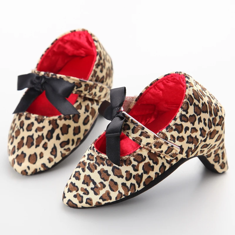 Neue Kleinkind-Babyschuhe für Mädchen mit Hohem Absatz, Prinzessinnen-Schleife, Erste Geburtstagsfeier-Schuhe, Foto-Requisiten, 0-12 Monate – Detail 4