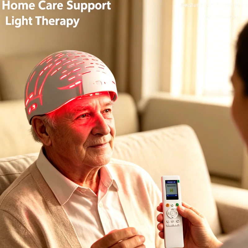 Professional 1070nm NIR Light Therapy Helmet 436 Diodes for Depression Anxiety PTSD Neurofeedback Brain Health Home Use