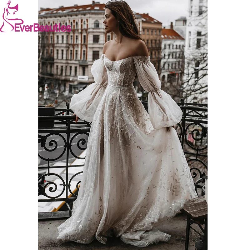 

свадебное платье Wedding Dresses for Women 2022 Tulle Boho Bride Dress Bohemian Beach Wedding Gowns Vestidos De Novia