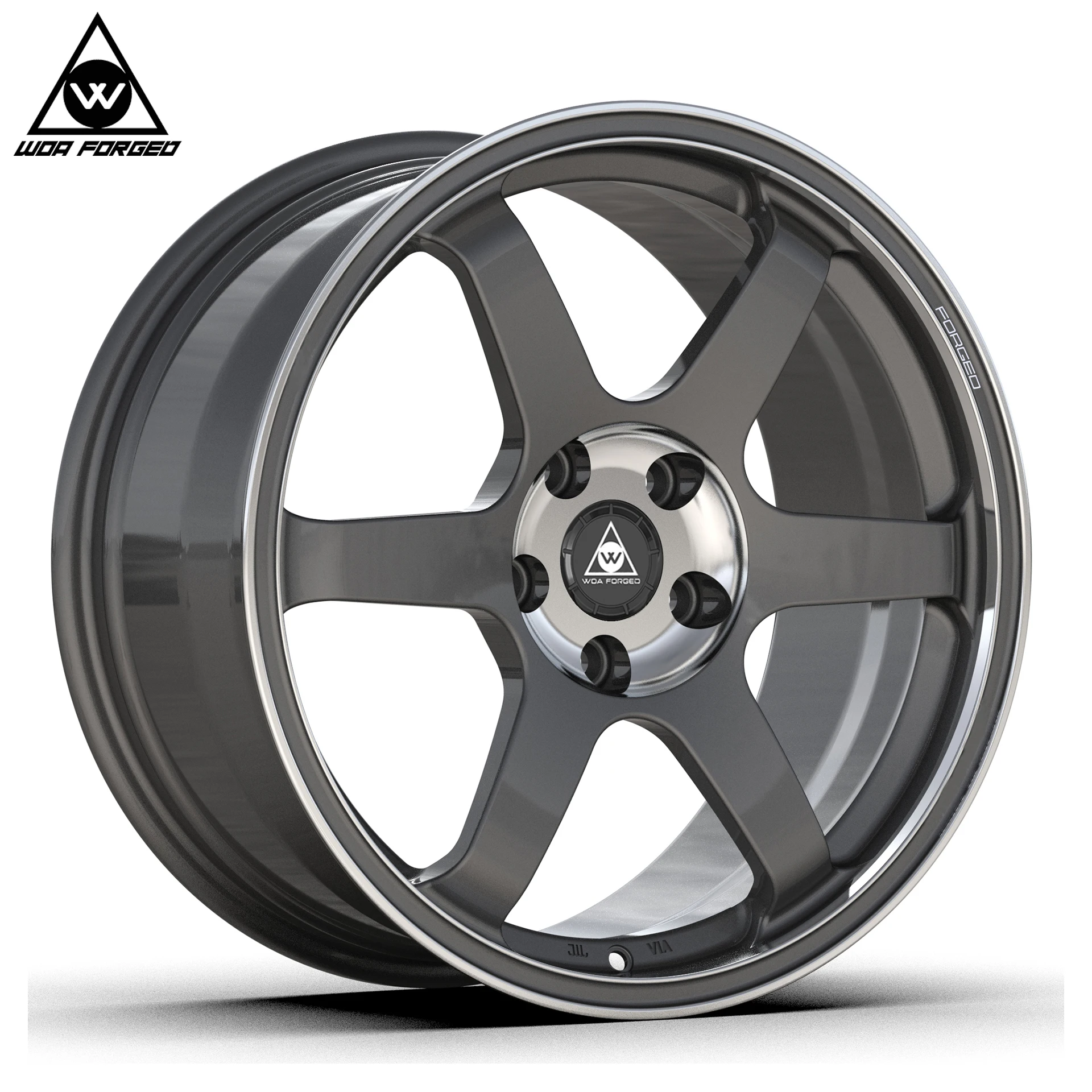 

High end customized wheel hub, 19-22 Inch Concave Two-piece Forged Rim, multi-PCD personalized durable car modification auto par