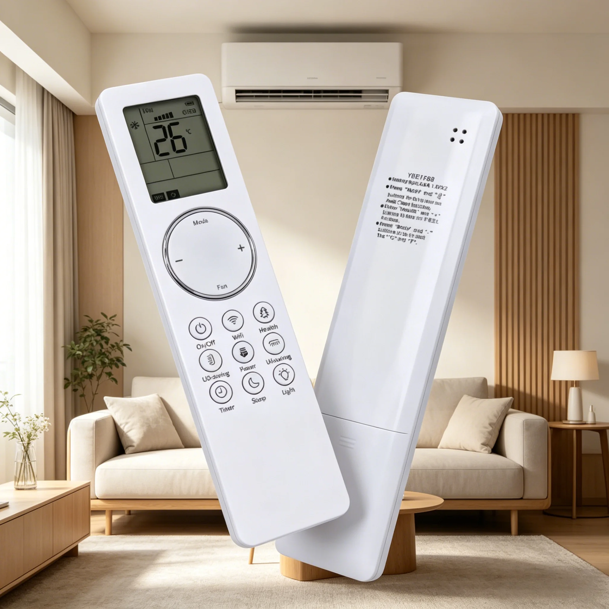

YBE1FB8 Replacement Remote Control for Air Conditioner High Quality Home Appliance Controller