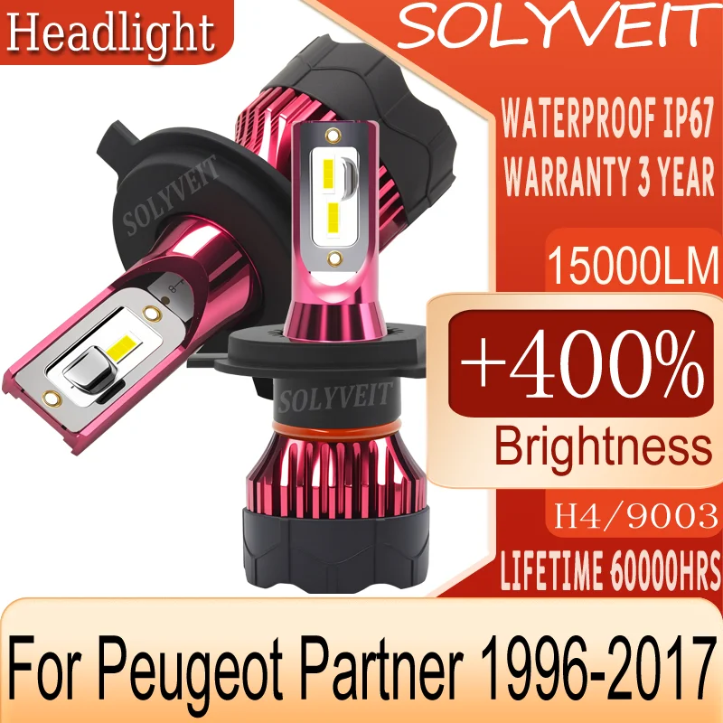 

High-Quality Reliable Simple Installation 9003 LED HEADLIGHT For Peugeot Partner 1996 1997 1998 1999 2000 2001 2002 2003-2017
