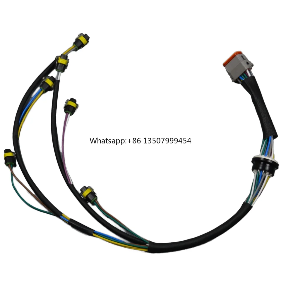 

222-5917 Silver-Plated Copper Adapter Injector Wiring Harness for CAT 324D/325D/329D C7 Engine Fuel Injectors Brand New