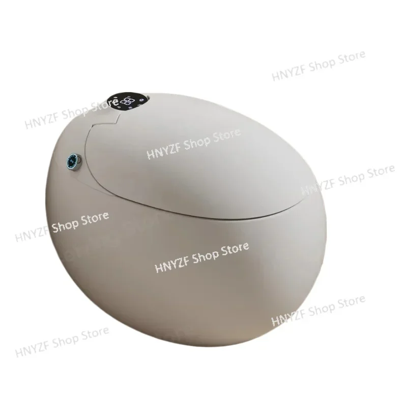 

Smart Toilet With Egg-Shaped Built-In Water Tank Fully Automatic Creative Sterilization Foam Shield Water Pressure Limit