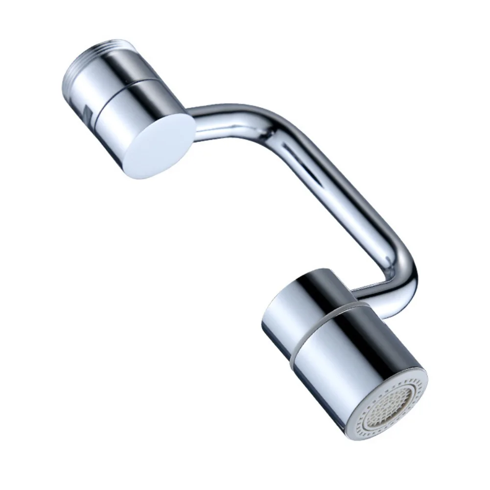 Rotating Mechanical Arm Faucet Adjustable Height Splash Proof and Boost Modes Suitable for Different Sink Sizes