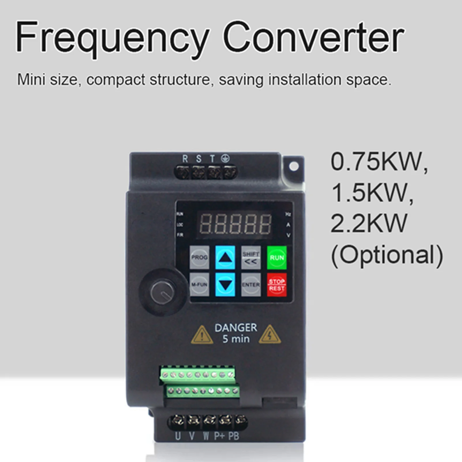 

3 Phase 380V Vector Inverter VFD Frequency Converter for Stepless Motor Speed Control 3 Phase Vector Inverter