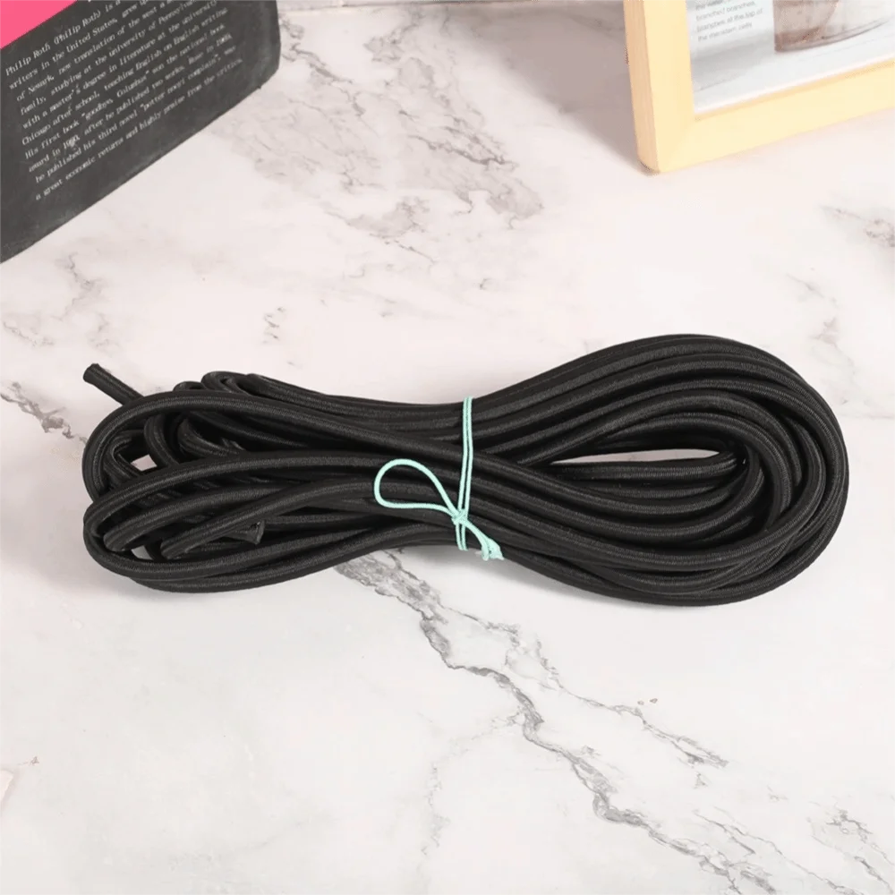 Durable Braided Round Elastic Rope Strong Elasticity Multi Purpose Stretch String Rope Shock Cord Sewing