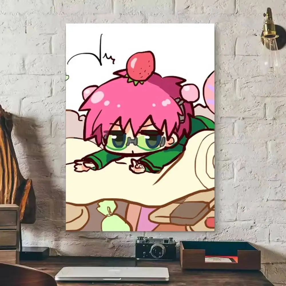 The Disastrous Life of Saiki K Saiki Kuauo   Poster Waterproof HD Art Wall Decal Self-Adhesive Print