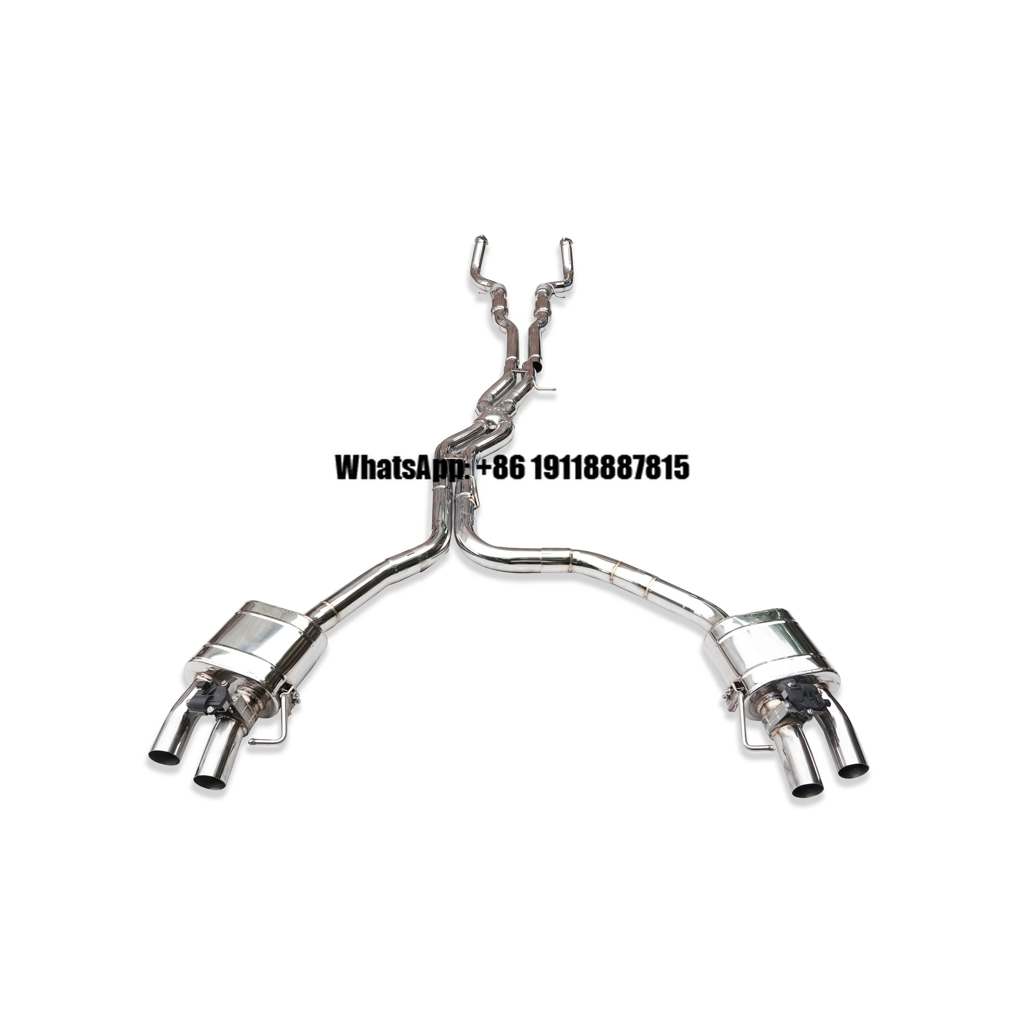 

CSZ SS304 Full Exhaust for Audi S8 D4 4.0T Remote Control Valvetronic Muffler Catback Auto Performance Parts