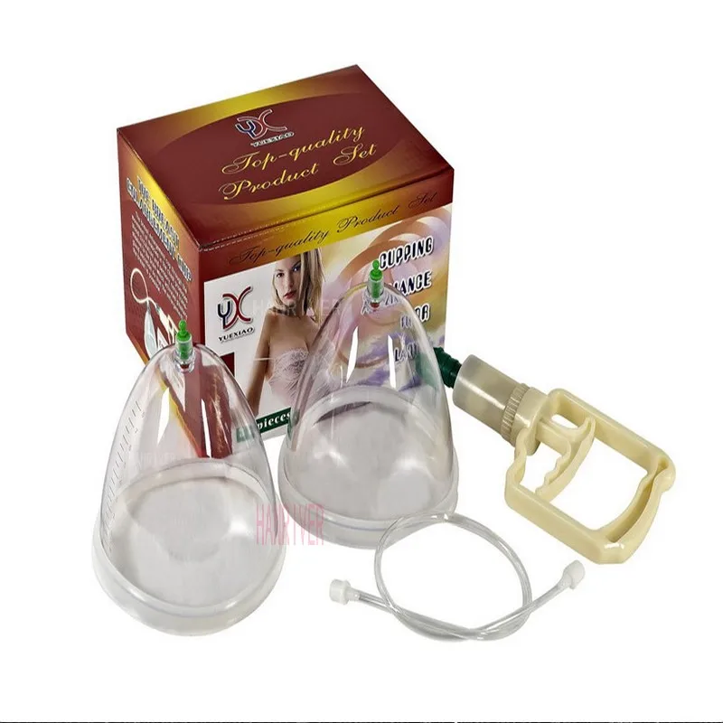 Healthy Breast Enlargement pump for lady Vacuum Cupping Body Massager chest Enhancement Cupping with suction pump therapy Size L