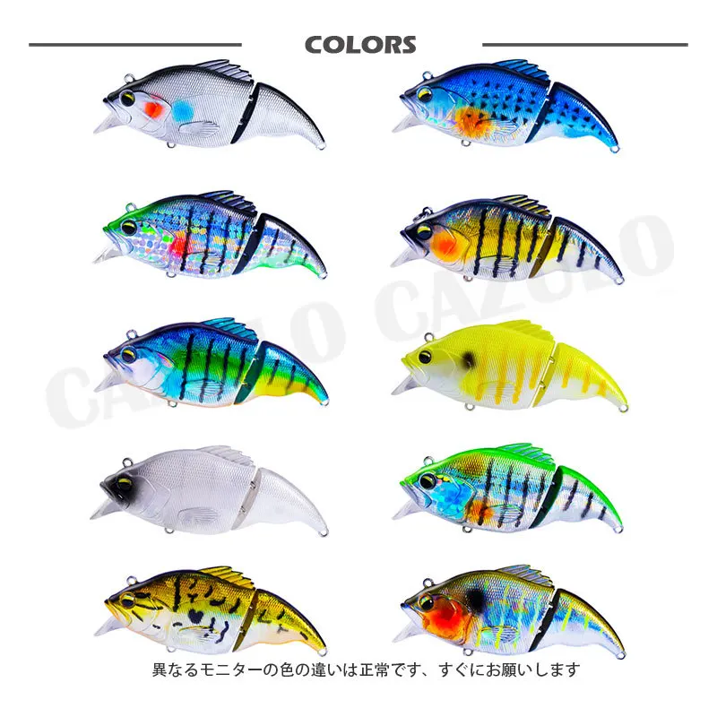 2022 Fishing Lure Vibration Swimbait 75mm 13g Slow Sinking Two Knot Wobblers Peche A La Carpe Isca Artificial Fishing Accesorios