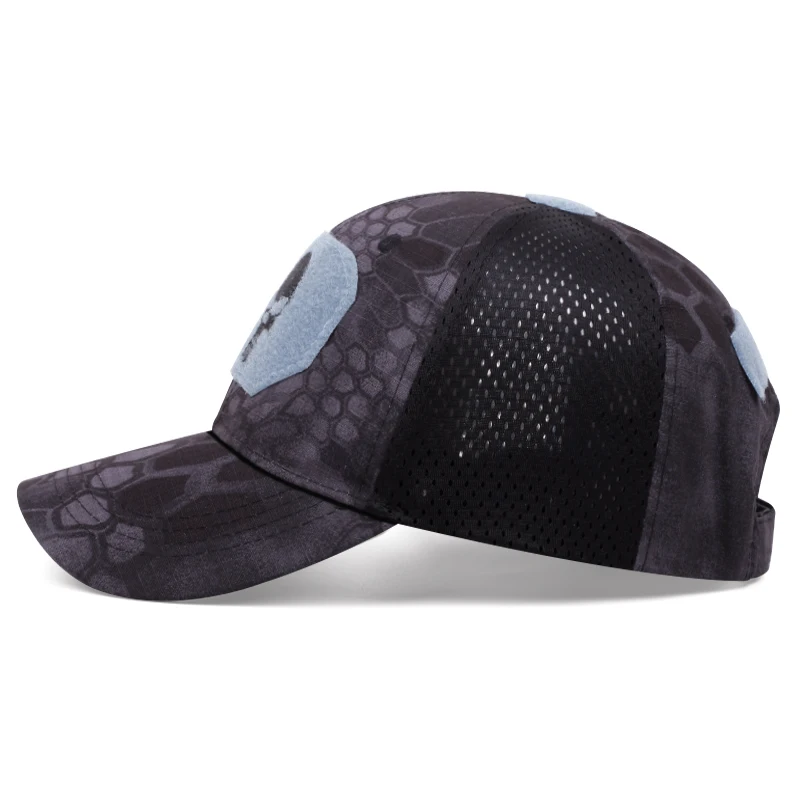 Cappello da uomo con teschio moda nuovo berretto da Baseball tattico cappellini da Golf traspiranti Millitary per uomo cappelli Snapback da uomo in