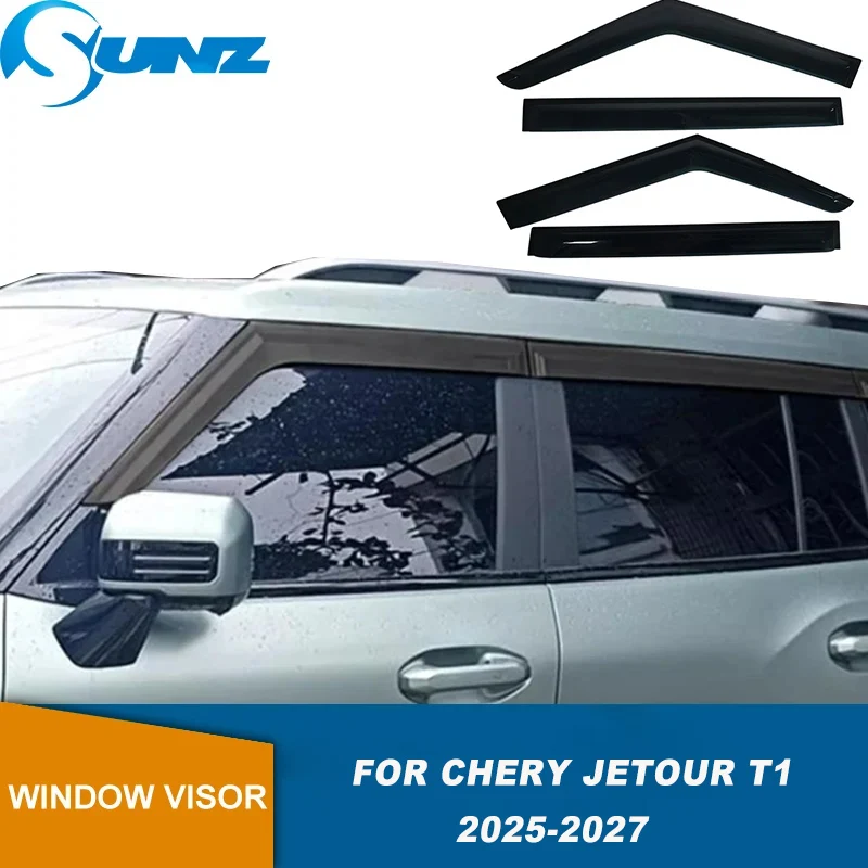 

Дефлекторы окон для Chery Jetour T1 2025 2026 2027: Защита от солнца и дождя, ветровики, накладки на окна, автомобильный стиль