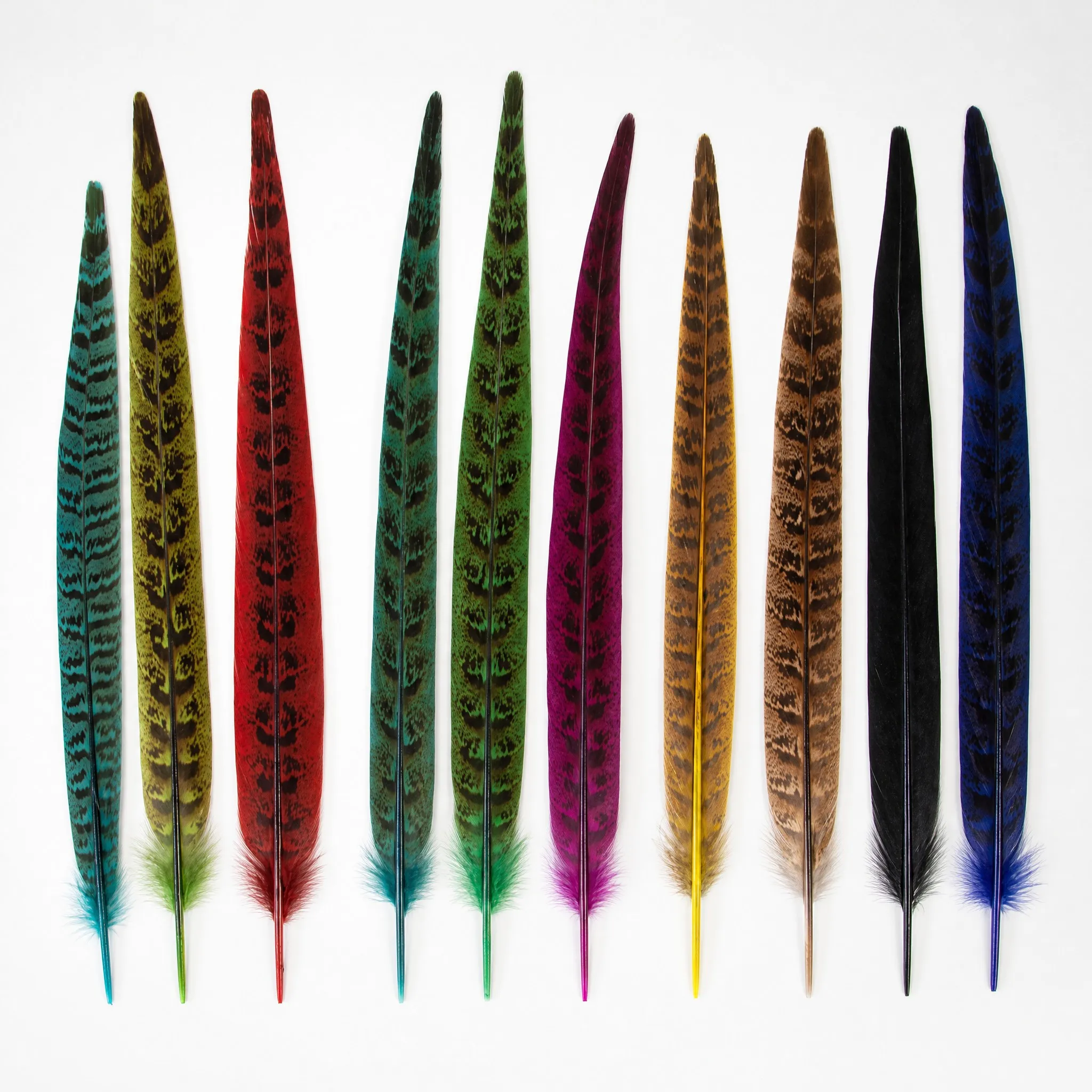 10pcs 25-30cm Natural Pheasant Tail Feathers Soft Fluffy Plumes for DIY Headdress Boho Jewelry Craft Wedding Party Decoration