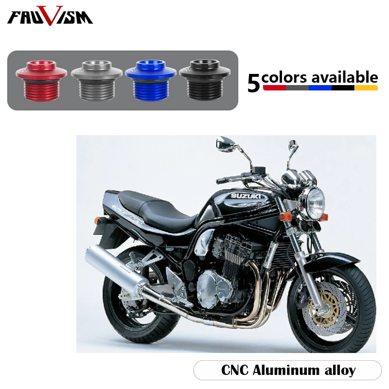 

M20*1.5 motorcycle engine oil inlet bolt for Suzuki GSF650/S BANDIT GSF1200S BANDIT GSF1250/S BANDIT CNC aluminum alloy oil cap