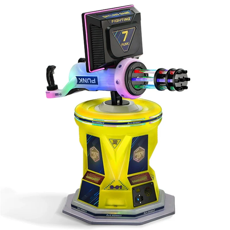 

Новая детская игровая машина с монетоприемником AR Gun Machine Gatling Gun Shooting Game для продажи