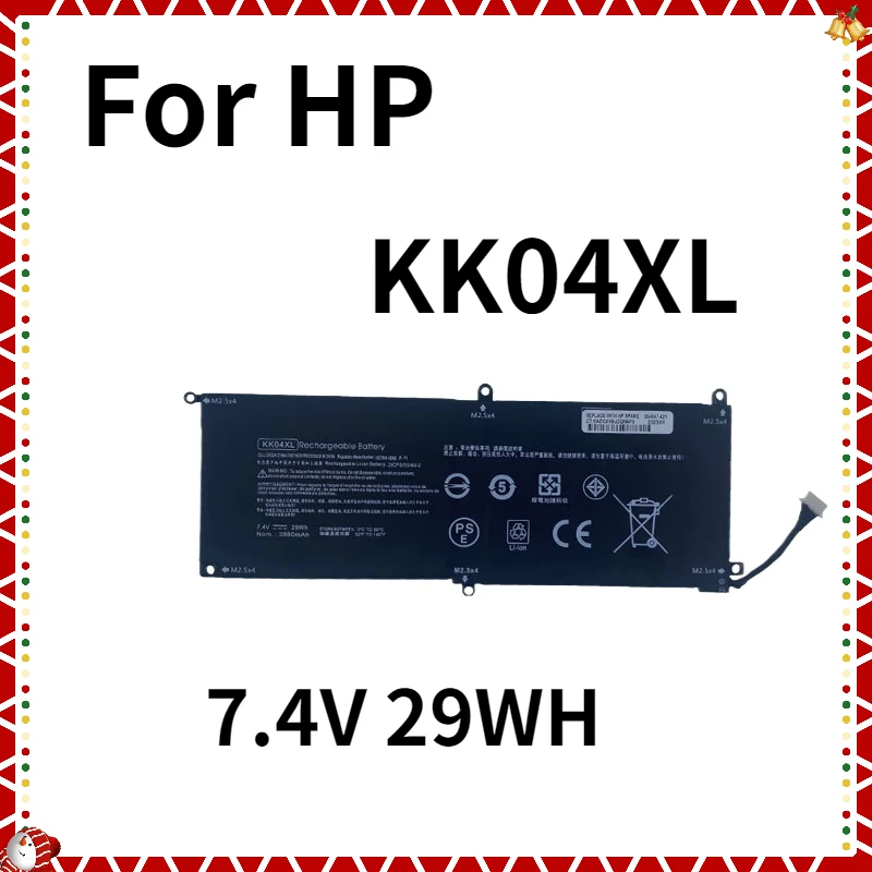 

LMDTK New KK04XL 7.4V 29WH Laptop Battery For HP Pro x2 612 G1 HSTNN-I19C HSTNN-IB6E 753703-005 753329-1C1 3980mAh