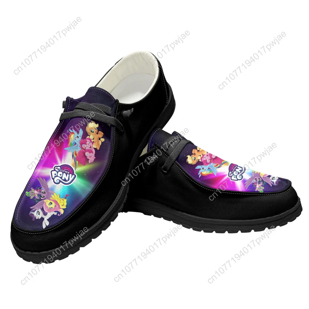 

My Little Pony Rainbow Equestria Flat Casual Shoes Mens Womans Outdoor Lace-up On foot Lightweight Shoes