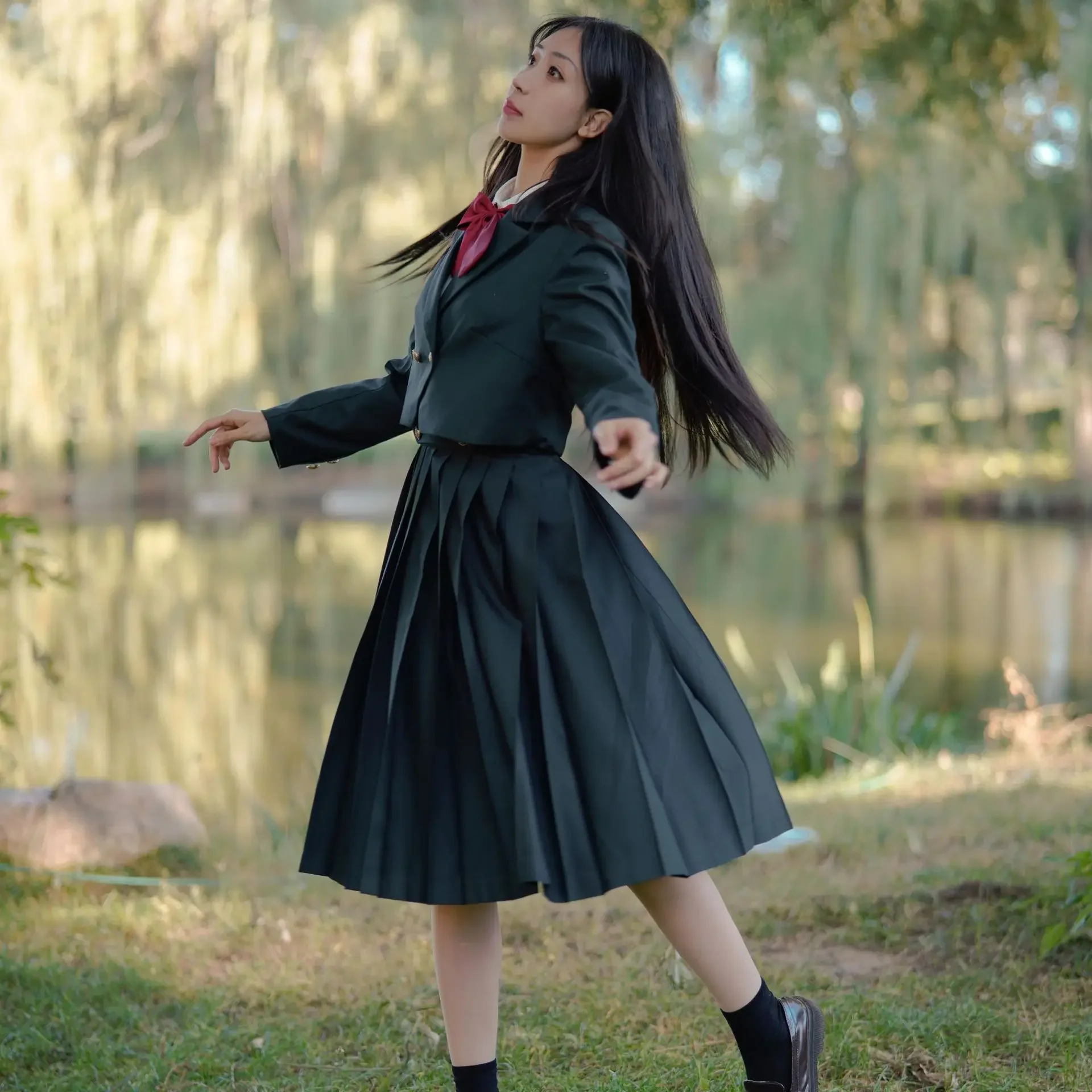 Vestido de uniforme Lolita Jk de Anime japonés para niña, traje a medida, falda universitaria de estilo Preppy, uniformes escolares para mujer