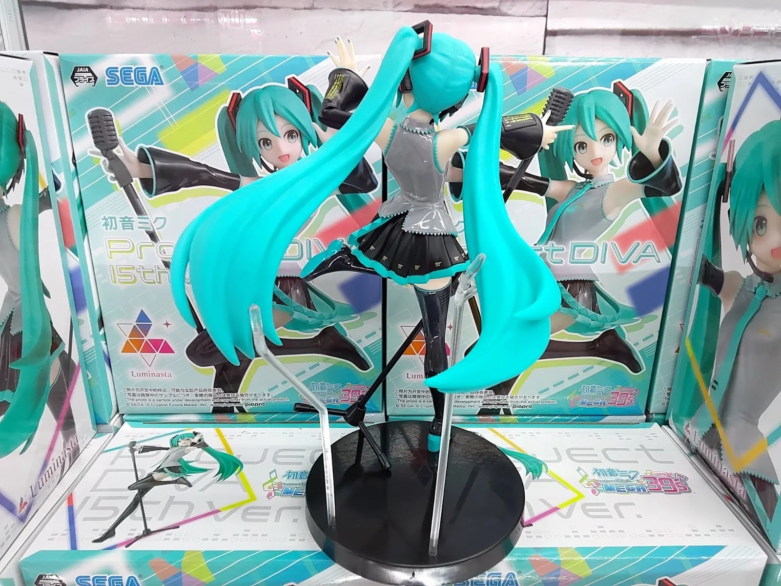 Original SEGA Luminasta Project DIVA MEGA39’s Hatsune Miku Anime Figure Toys PVC Model Collection Action Figurine Doll Gift