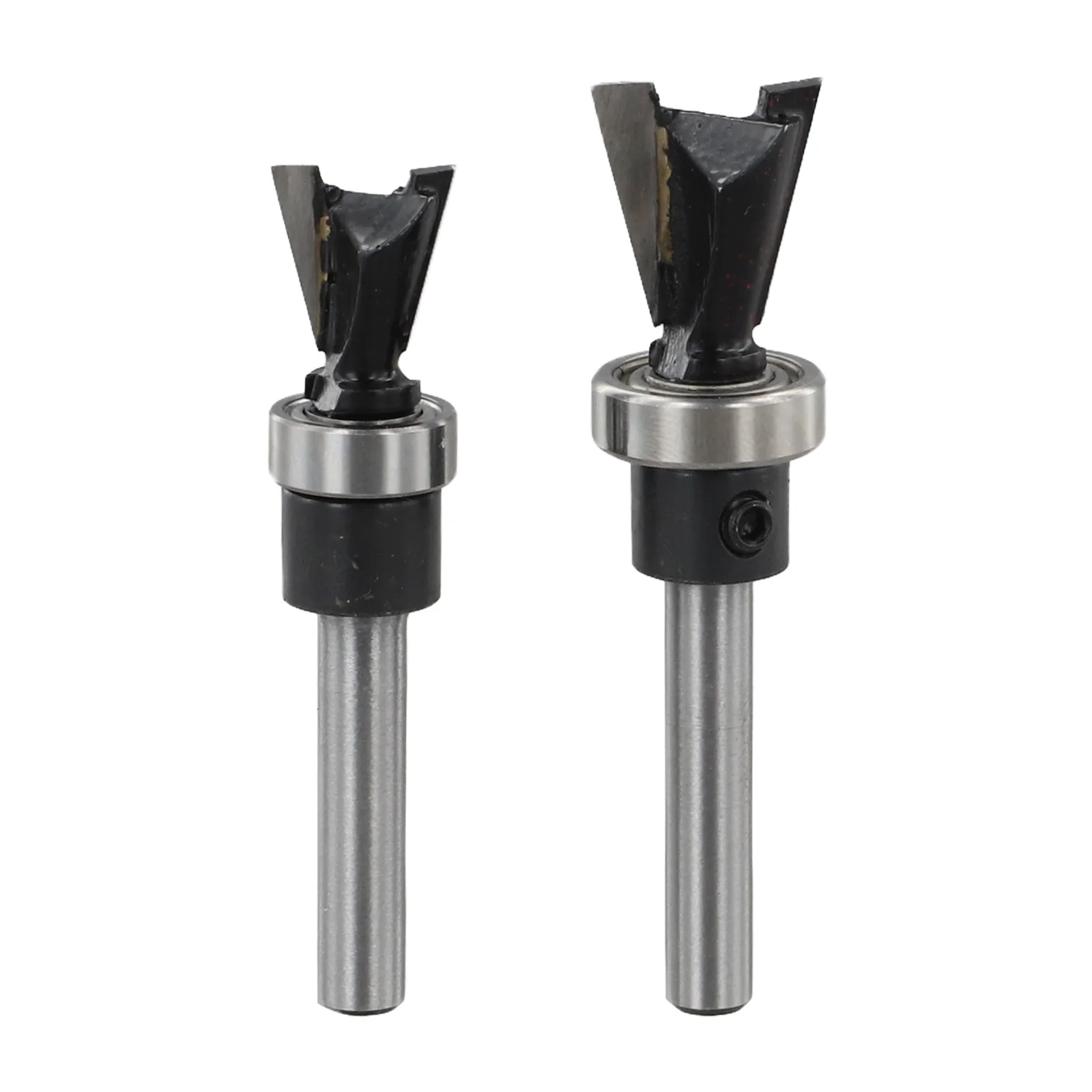 Anti Kickback Router Bit Bottom Bearing Dovetail Bit Anti Kickback Design C3 Micro-grain Carbide Clean Cutting Drawer Making view 4