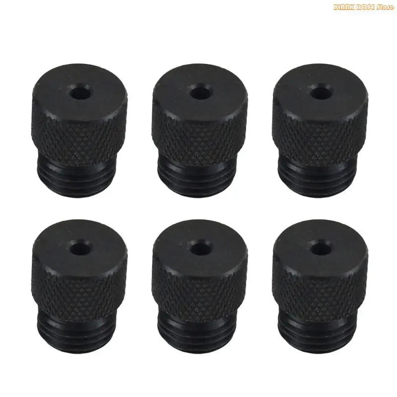 K1AE Multipurpose Carbon Steel Drill Bushings Set 6Pcs Rustproof Drill Sleeve For Perfect 2mm To 10mm Screw Hole Placement