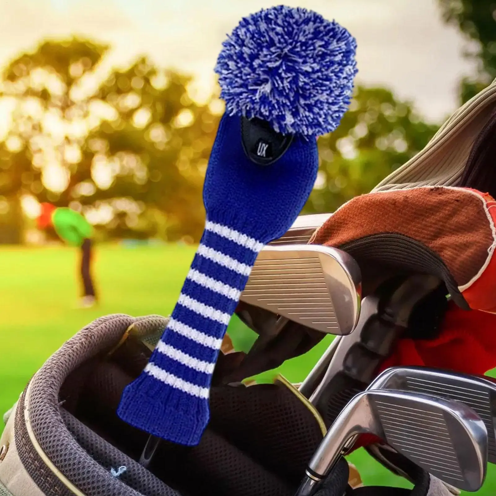 أغطية رأس الجولف أغطية رأس الجولف للخشب والسائق 3 قطع حماة محبوكة لوازم عصا رياضية للمراهقين