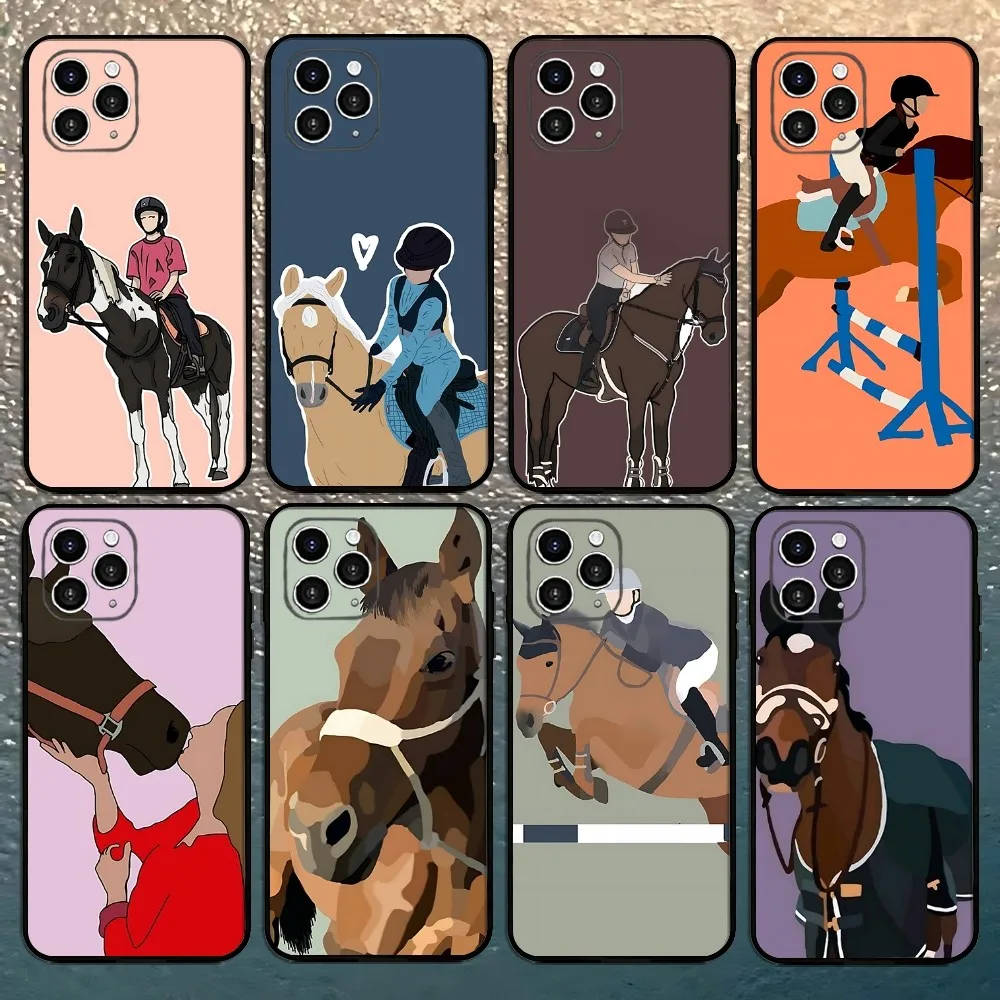 Frederik The Great Beauty Horse Phone Case For Iphone 16 15 11 13 14 Pro Max 7 8 Plus X Xr Xs Max 12mini Cover Case