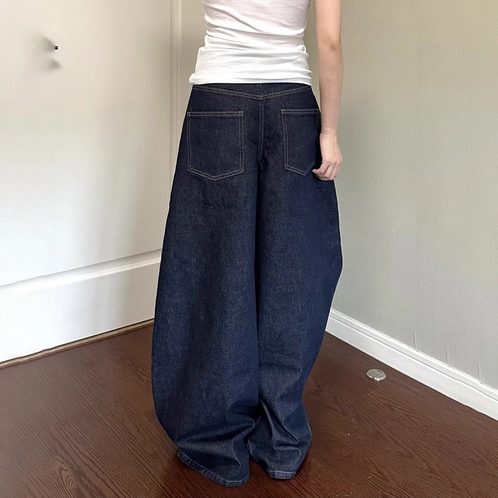 جينز نسائي غير رسمي سروال عالي الخصر نزهات غير رسمية جميع المواسم ملابس العلامة التجارية الجديدة حالة نسيج مرونة صغيرة