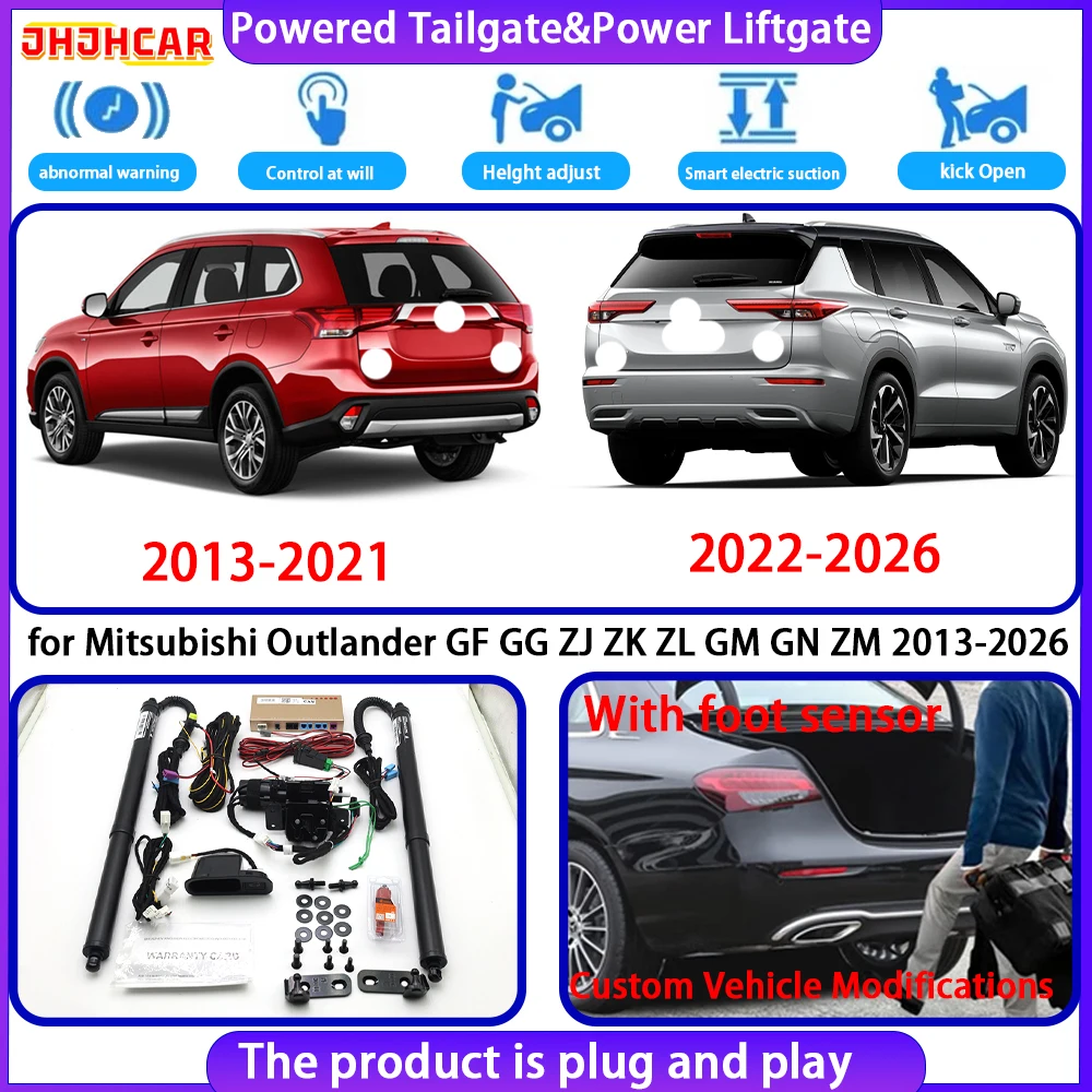 for Mitsubishi Outlander GF GG ZJ ZK ZL GM GN ZM 2013-2026 OEM Smart Electric Powered Tailgate Power Liftgate Tailgate System