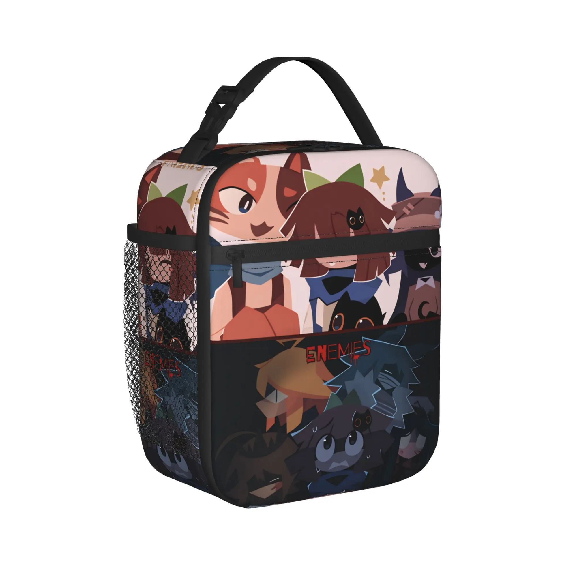Fundamental Paper Education Lunch Bag For Men  Print Lunch Box Casual Office Cooler Bag Convenient Waterproof Thermal Lunch Bags