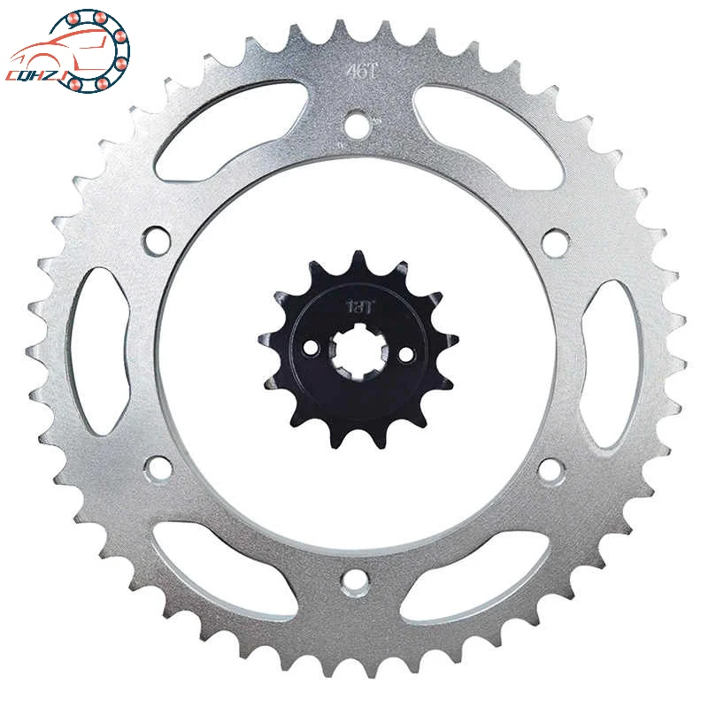 CQHZJ 46T Motorcycle Rear Sprocket For HYOSUNG GT250 GV250 04-15 Sport Comet Pi Naked EFI Supermoto Limited Front Rear Sprockets