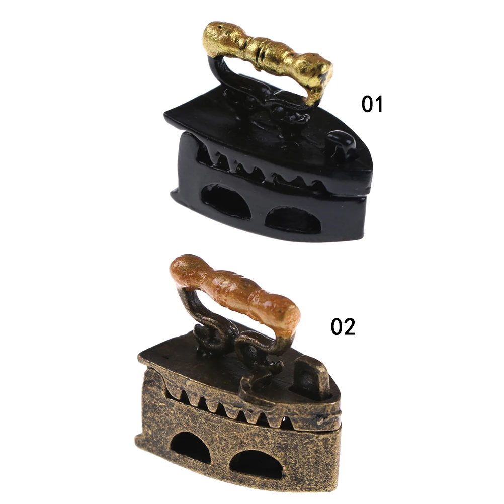 1:12 인형집 방 모델 미니 올드 미니어처 철제 의류 도구