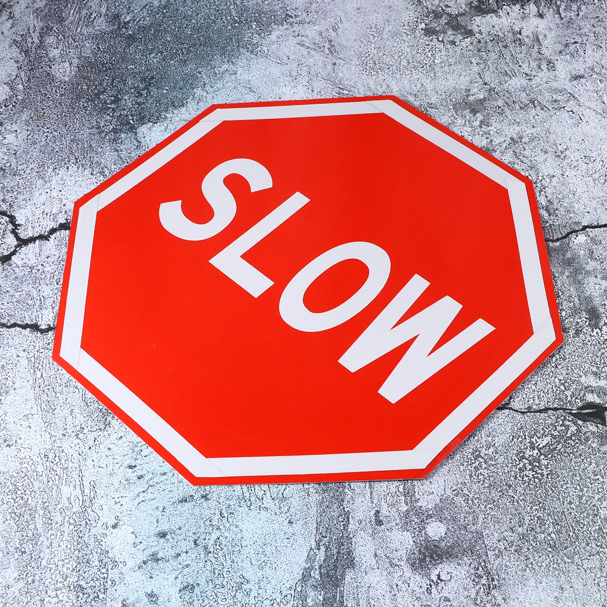 Traffic Sign Stop Slow down for Car Road Signs Reflective Safety Street Customized