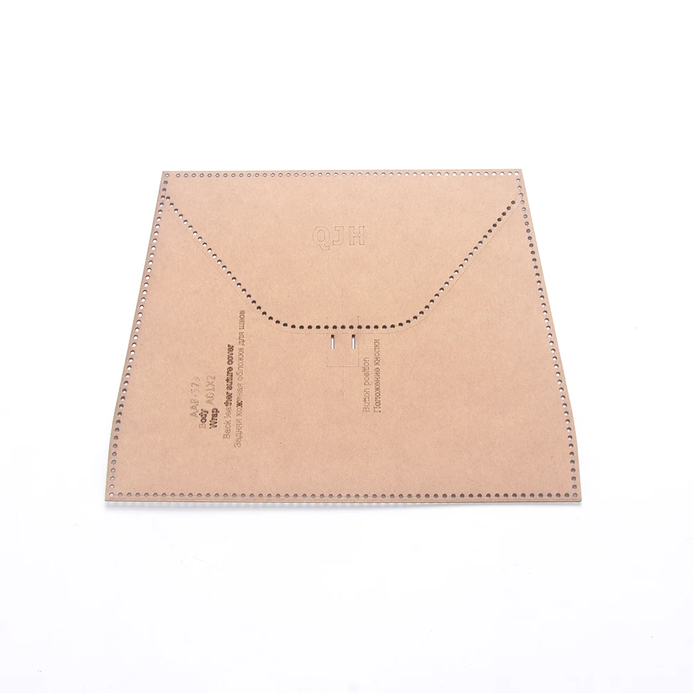 Cut-free kraft Paper Acrylic Template DIY Handmade Sewing Leather Design Drawings Shoulder Bag Hand Messenger Bag Pattern