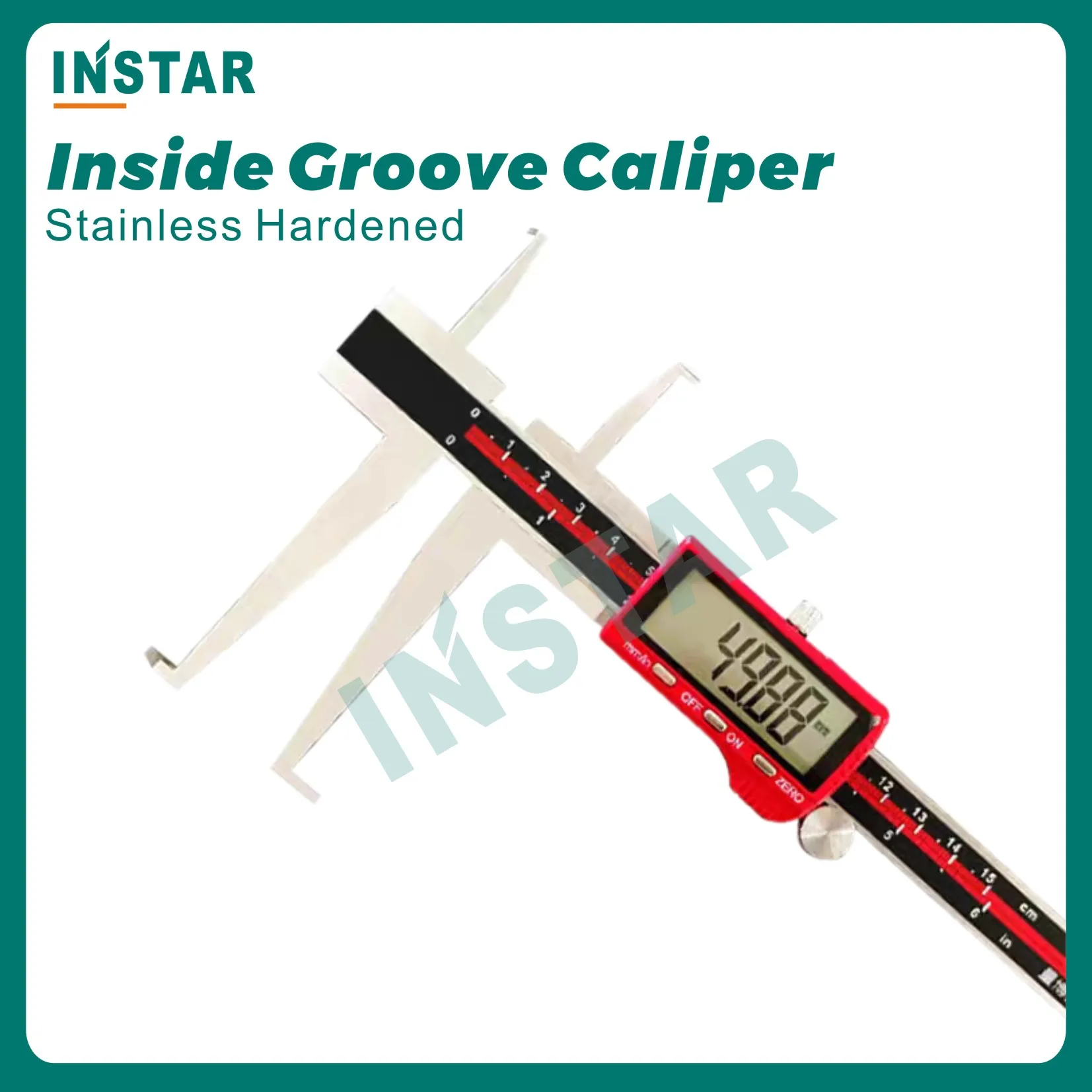 Instar Digital Inside Groove Vernier Caliper 9-150mm 9-200mm, 9-300mm 0.01mm Double Jaws Stainless Steel Caliper Gauge