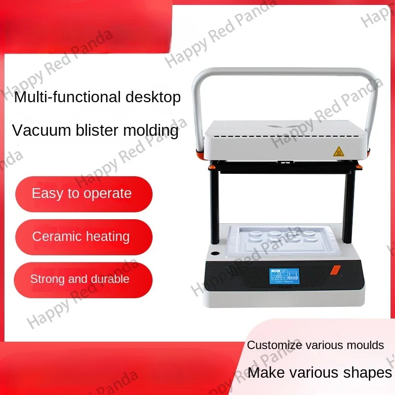 Desktop Vacuum Thermal Blister Machine Small 3D Modeling  Hot Pressing Forming Making Various Molds