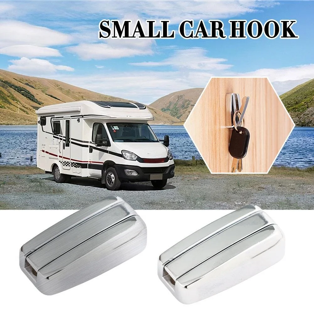 

Hook RV Bathroom Towel Hook Zinc Alloy Brushed Concealed Coat Hook RV Small Hanger RV Accessory Concealed Design Smooth Finish
