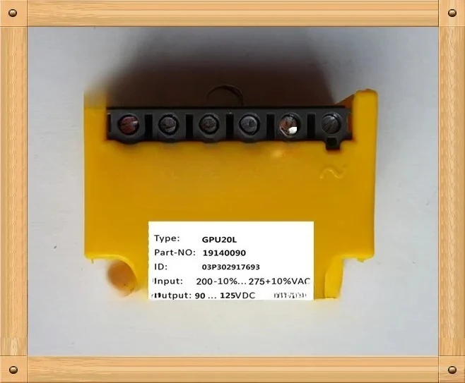 

GPU20L (19140090) 200-275VAC 90-125VDC Motor Brake Brake Rectifier