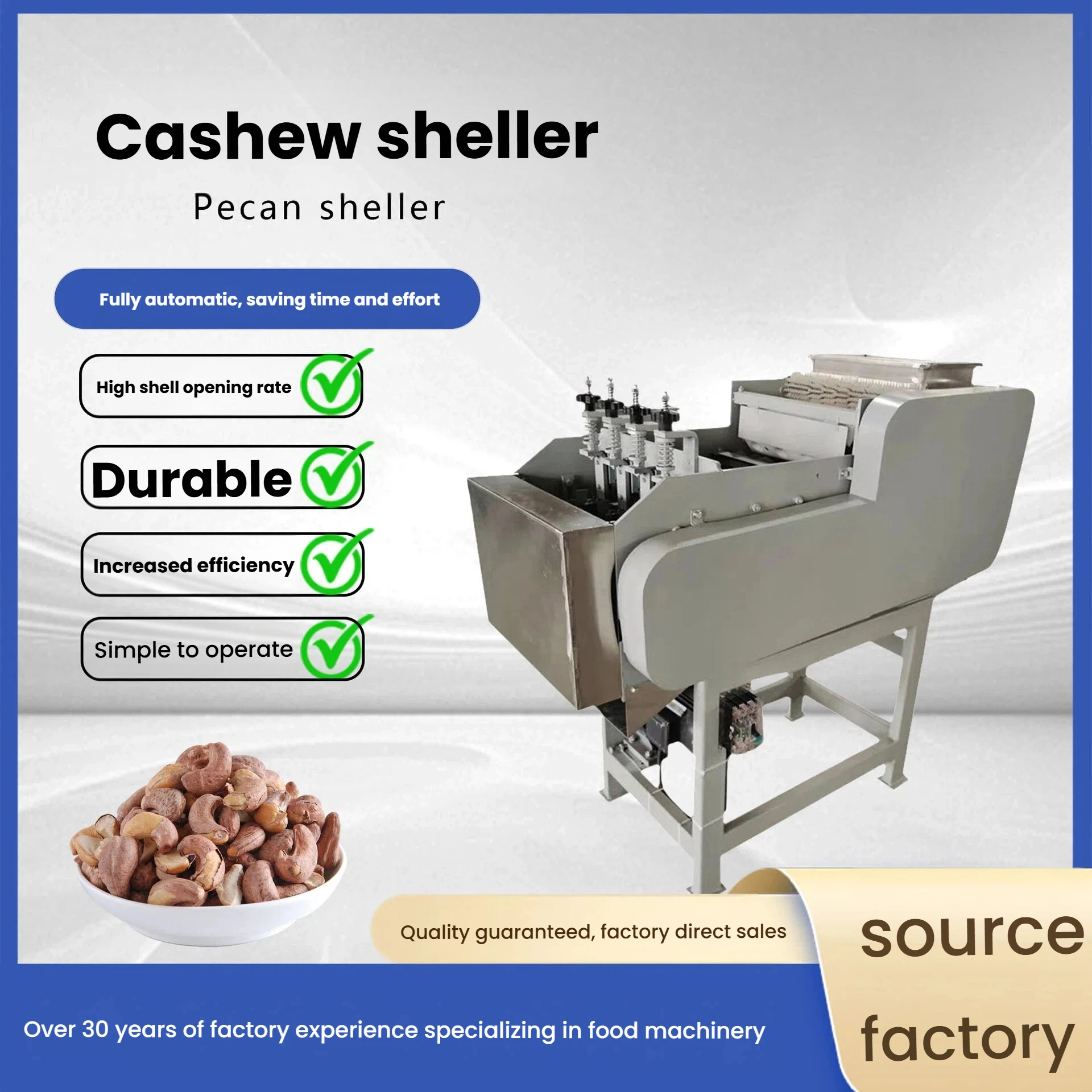 Fully Automatic Cashew Nut Shelling: Precision - Designed for High - Volume Processing
