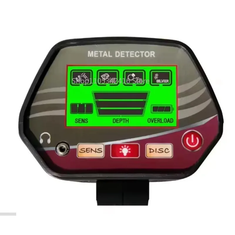 Long-Range Gold Detector, High Sensitivity LCD Display 10