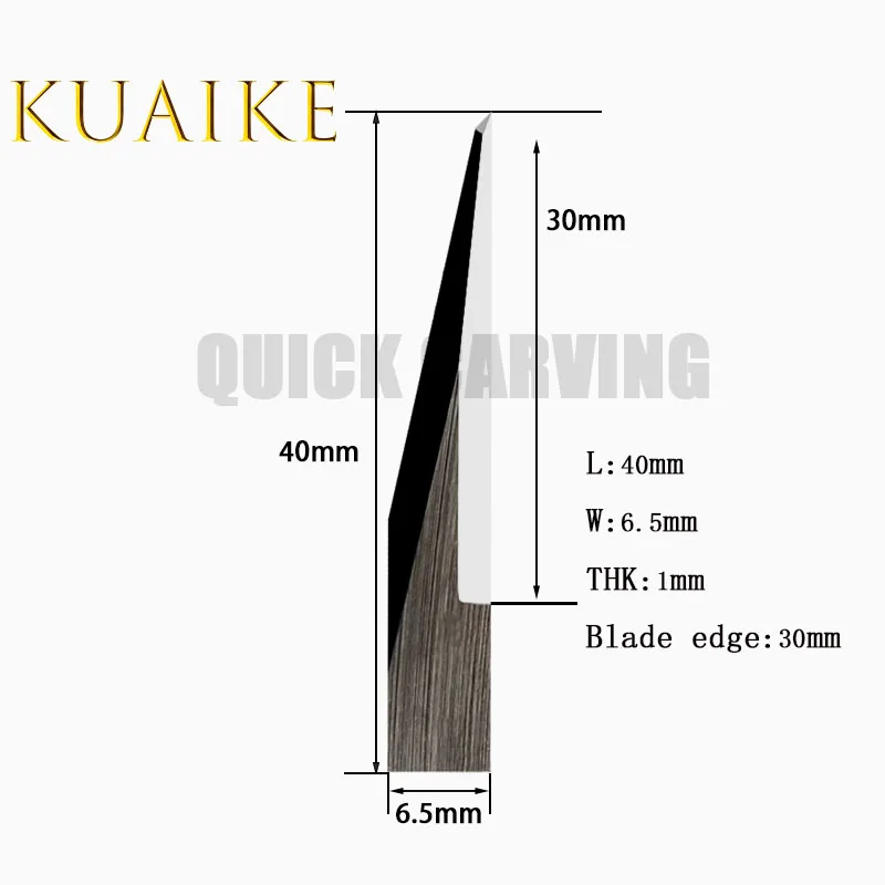 5PCS JWEI AOL IECHO AOKE ZUND COMELZ JINDEX ATOM EMMA Double Edge Lengthening Thickening Carbide Tungsten Steel Vibrating Blade