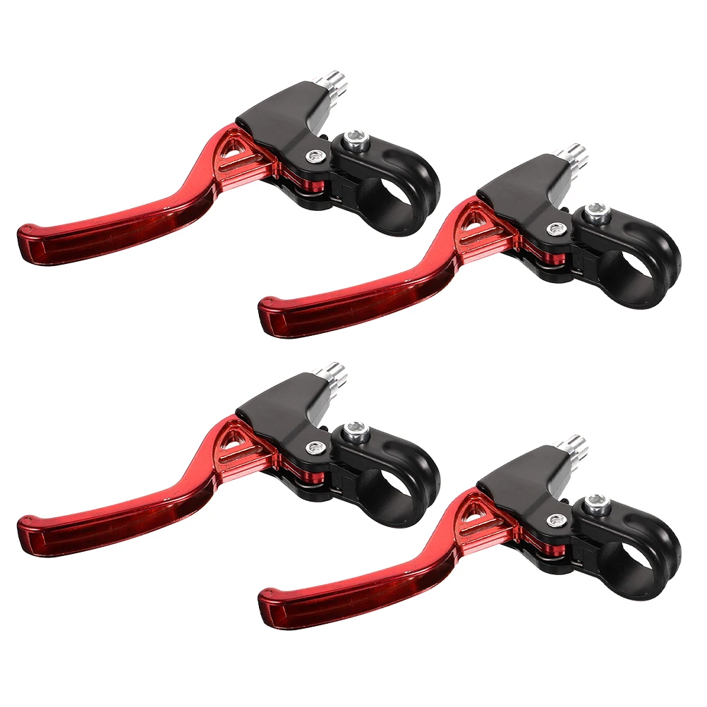 

4pcs Aluminum Alloy Bike Brake Levers Lightweight Durable Precise Control Bicycle Parts Handlebar Component Compatibility