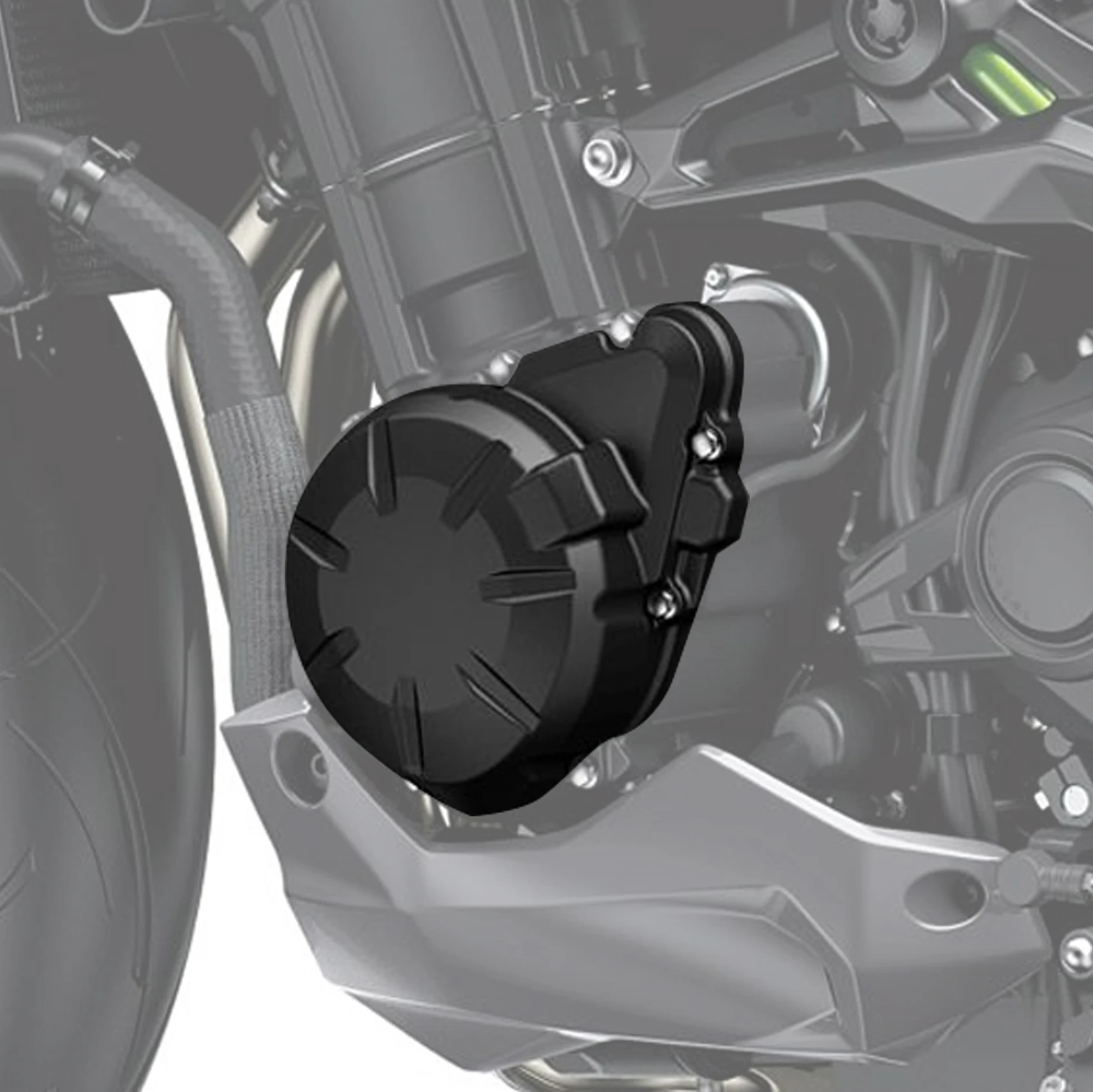Linke Stator-Motorabdeckung passend für Kawasaki Z900 Z 900 2017-2025 Kurbelgehäuse