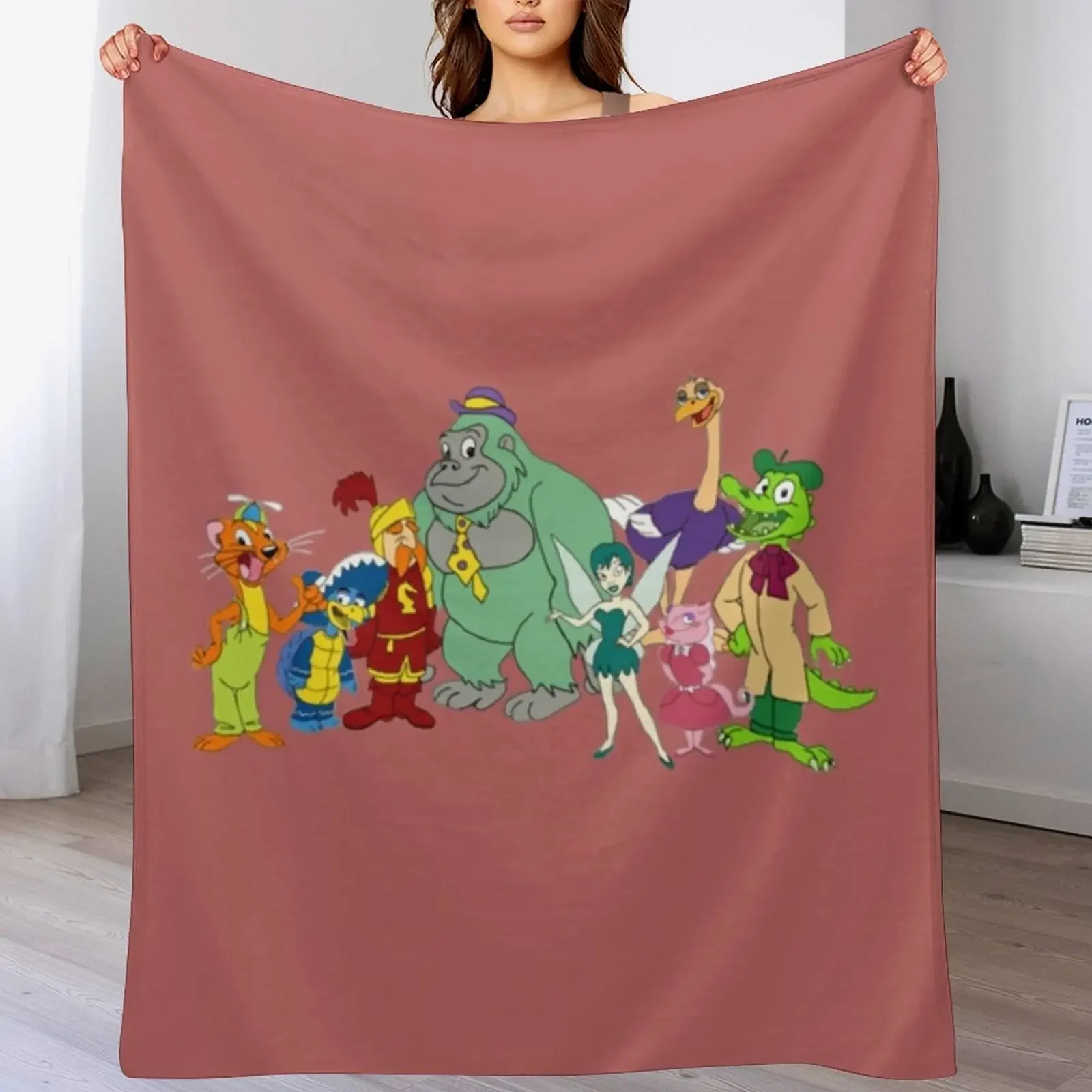 

willy_s wonderland Throw Blanket Loose manga Soft Big Vintage Blankets