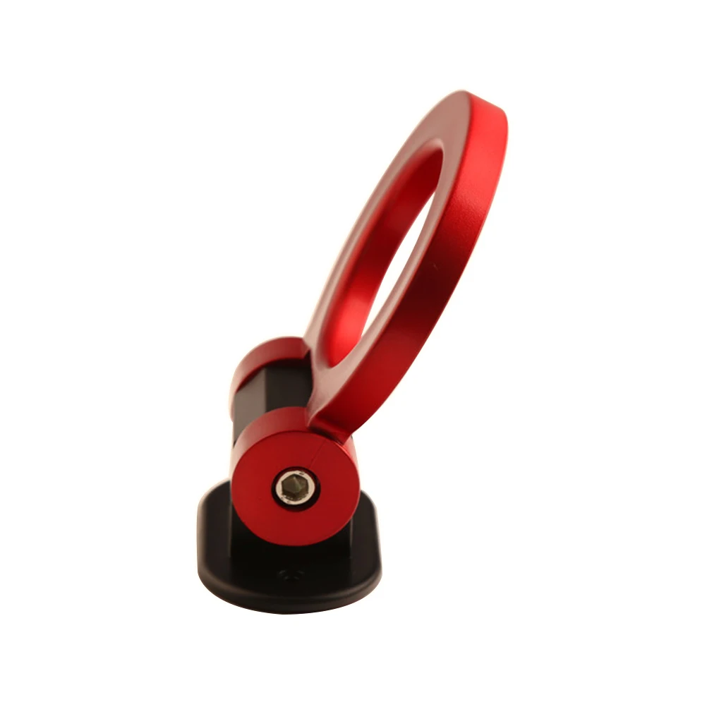 

Stylish Abs Universal Front Rear Hook Car Decoration Track Racing Style Easy Install Bumper Suv Truck Red Universal Ring Tow Bar