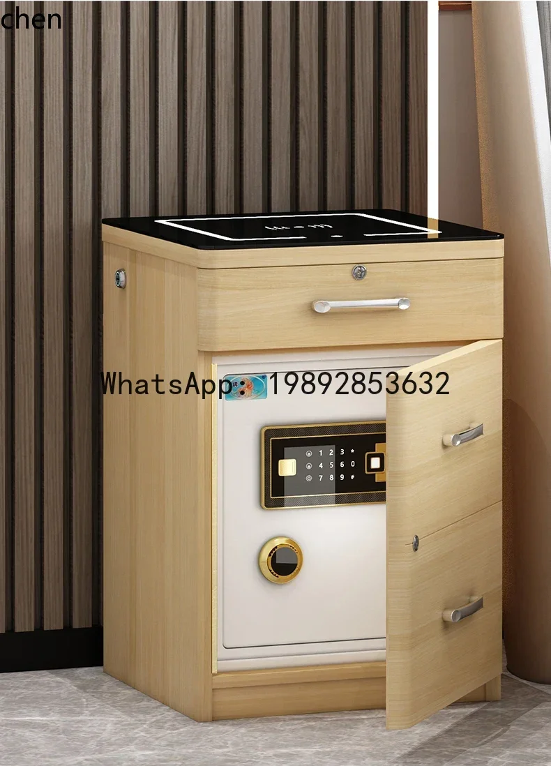 JX Hidden Smart Bedside Safe Home Office Storage Anti-theft Safe All Steel