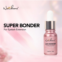 NATUHANA Lash Bonder for Eyelash Extensions Sealant Longer Retention Waterproof Oil-Proof  Super Bonder Glue Accelerator