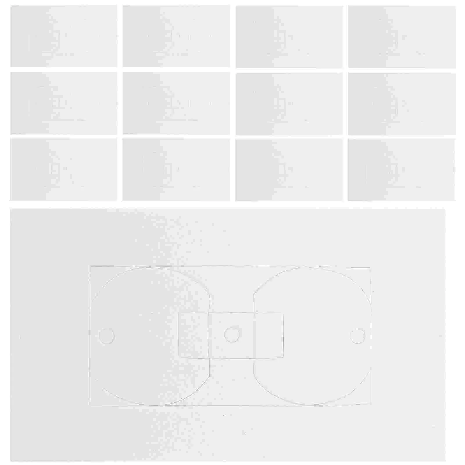 50 buah busa Gasket Outlet isolasi dan Draft segel dinding penutup pelat soket Switch bantalan Eva
